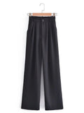 Women Sweatpants Casual Wide Leg Pants Suit Pants Baggy Straight Trousers