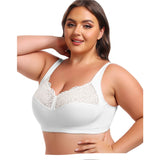 Full figure bra without wire lace