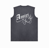 Amiri tank top bowling print
