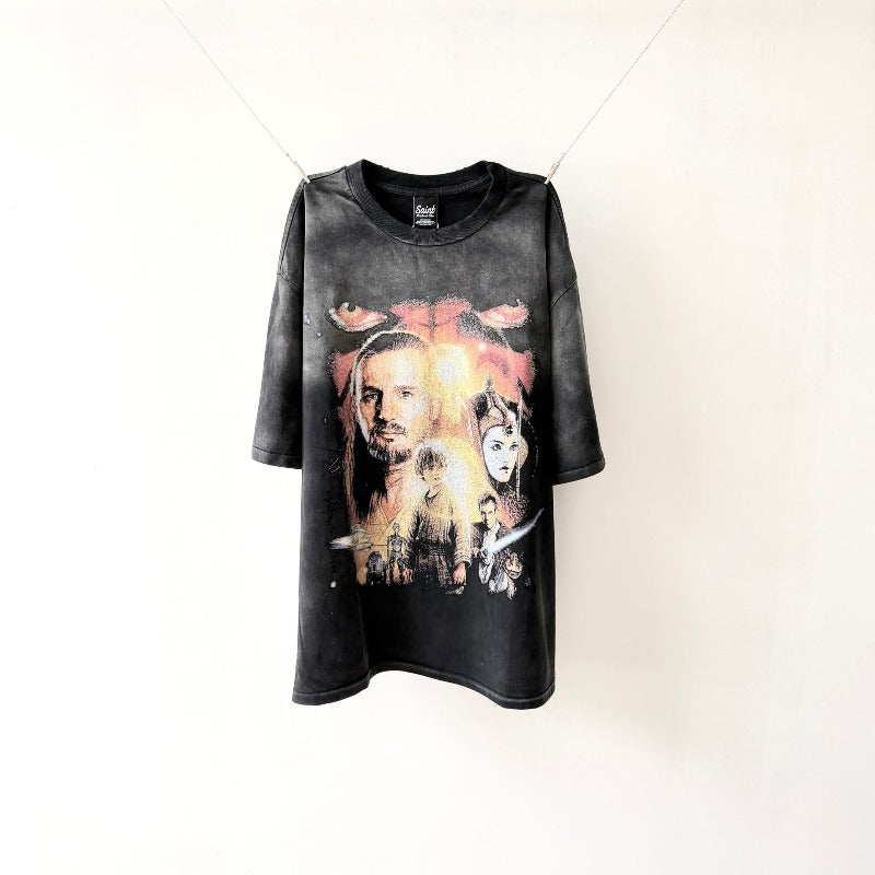 saint m t shirts s.m. star wars prequel crew neck pullover short sleeve t-shirt