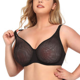 Full figure bra thin see-through intimates bra