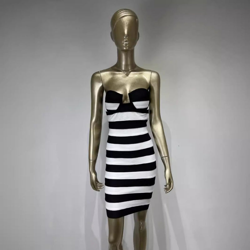 Women Dresses Summer Bandage Dress Sexy Party Dress Skirt (Ont0408)