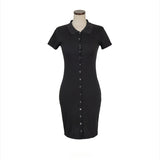 Women Dresses Short Sleeve Dress Short Skirt Hip Skirt