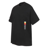 Ch hip-hop t shirts spring and summer ch sanskrit letter tape printing loose couple short-sleeved american casual high street