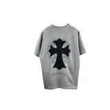 Ch hip-hop t shirts gch short sleeve cross loosecasualpure cotton american heavy weight short sleeve men
