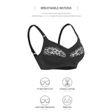 Full figure bra lace women's thin push-up