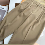 Women Sweatpants Summer Black Suit Pants Straight Harem Pants Pants
