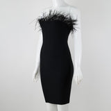 Women Evening Dress Bandage One-Piece Dress Party Dress