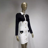 Women Dresses Polo Collar Button Bandage One-Piece Dress (Ont0408)