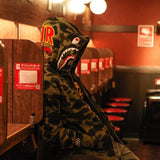 Bathing Ape Hoodie Joint Shark Sweater Hooded Zip Jacket