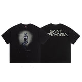 saint m t shirts s.m vintage washed distressed crew neck pullover short sleeve top