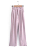 Women Sweatpants Casual Wide Leg Pants Suit Pants Baggy Straight Trousers