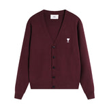 Heavy weight! amiarauneiflove high weight v neckknittingoutwearfall and wintercouplecardigan woolen clothes