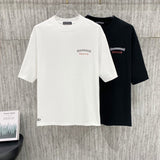 Ch hip-hop t shirts ch crow short-sleeved flag sanskrit printingloosecasualpure cotton american heavy weight short-sleeved