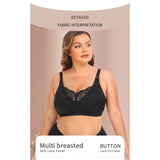 Full figure bra without wire lace