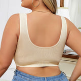 Full figure bra with chest pad yoga intimates