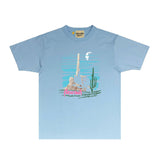 Gallery Dept T Shirt Retro Printed Loose Short-Sleeved Shirt