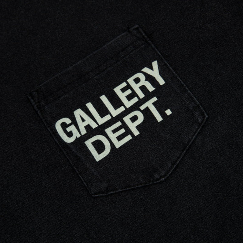Gallery Dept T Shitrs Vintage Printed Letter Short Sleeve Men