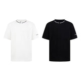 Ch hip-hop t shirts ch cro collar sanskrit printingflap pocket pants short sleeve loosecasualpure cotton american heavy weight short sleeve