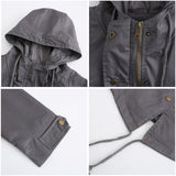 Women Trench Coat Anorak Women Spring and Autumn Coat Loose