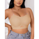 Full figure bra push-up seamless bubble wrapnon-slip