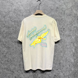 Amiri t shirts star point wings printing short sleeve