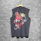 Amiri tank top flower printing