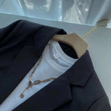 Women's Suits Spring and Autumn Long-Sleeved Jacket with One Button