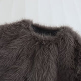 Women Jacket Autumn and Winter Faux Fur Jacket Coat