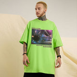 Men T Shirt Hip Hop Oversize Half Sleeve T-shirt Men and Women