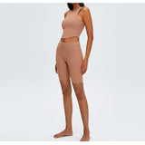 Women Yoga Set Spring/Summer Yoga Wear Slim Fit Running Exercise Workout Outfit