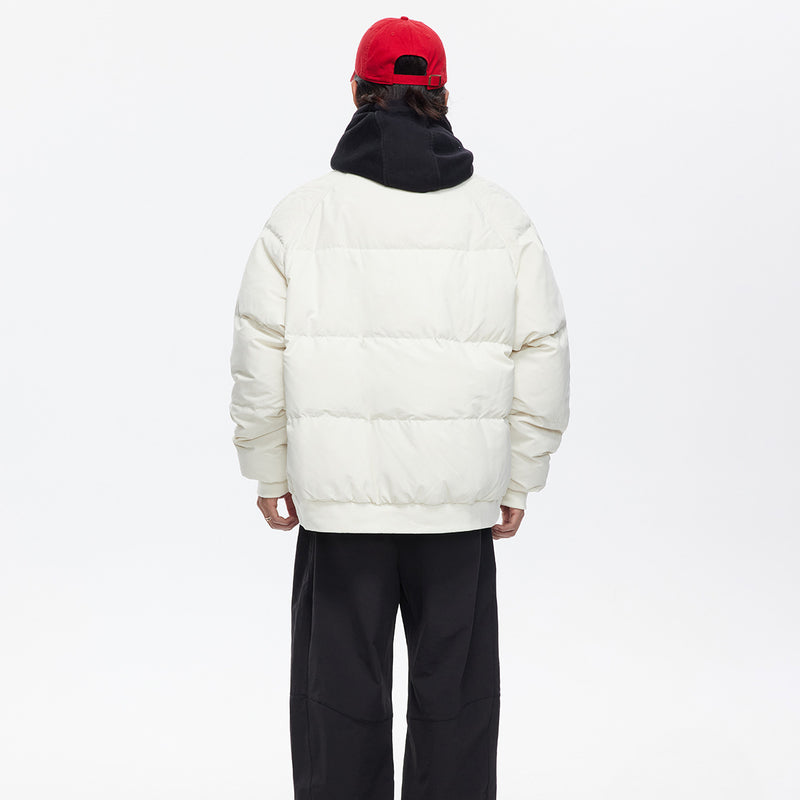 Unisex Jacket Winter Loose Zip down Jacket
