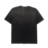 Hip-hop t-shirts: american high street style, short sleeve, washed and distressed, colorful lettering, electric shock print, relaxed fit, short sleeve tee