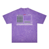 Amiri Washed Distressed T Shirt Printed Trendy Pure Cotton