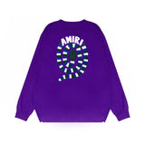 Amiri Long Sleeved Shirt Printed Trendy Pure Cotton