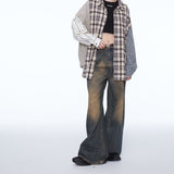 Unisex Pant Autumn Vintage Straight Barrel Mop Pants