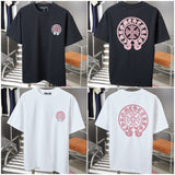 Ch hip-hop t shirts correct version ch short-sleeved sanskrit printing loosecasualpure cotton american heavy weight short-sleeved men