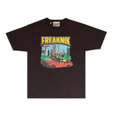 Gallery Dept T Shirt Retro Printed Loose Short-Sleeved Shirt