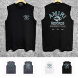 Amiri tank top earth letter printing