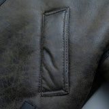 Women Leather Jacket Winter Fur Lapel Women's Leather Jacket Warm Coat