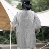 Unisex Shirts Autumn Striped Shirt