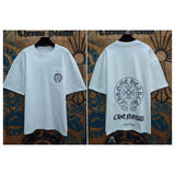 Ch hip-hop t shirts high street ch short-sleeved sanskrit stereoprinting short-sleeved loosecasualpure cottonamericaneasiest for match