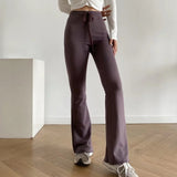 Women Sweatpants Bell-Bottom Pants Fall Casual Pants