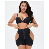 Butt lifter shapewear panty buttoned tummy tuck butt lift