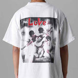 SAINT MICHAEL Vintage T Shirt Love Cupid Short Sleeve