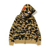 Bathing Ape Hoodie Joint Shark Sweater Hooded Zip Jacket