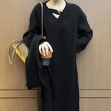 Women Knitwear Autumn and Winter Long Knitwear Knitted Dress