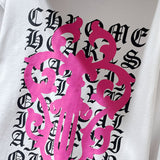 Chh Chrome Hearts Hoodie Cross Sanskrit Pink Sword Autumn/Winter Cardigan Jacket Zip Sweater