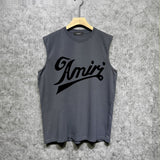 Amiri tank top with flowing letter print