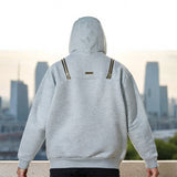 Mens Hooded Zip Sweater Men